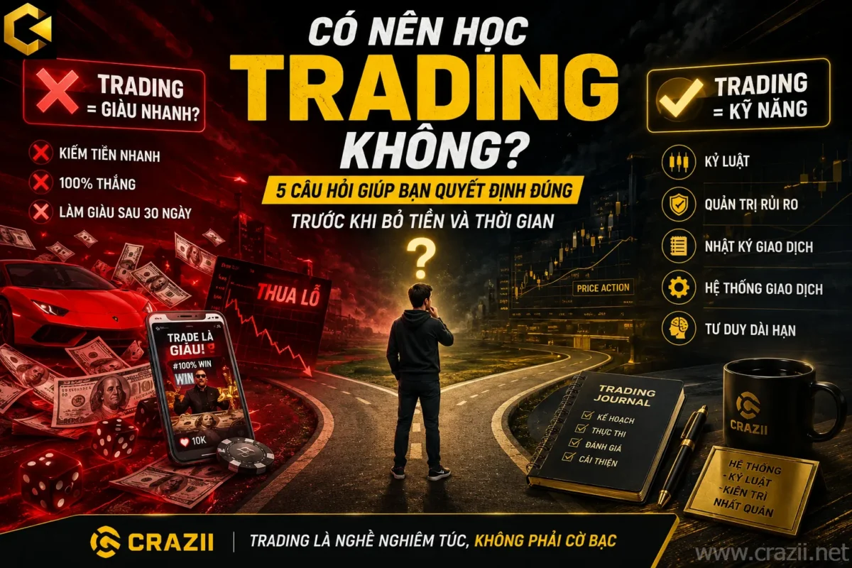 Có Nên Học Trading Không? 5 Câu Hỏi Cần Trả Lời Trước Khi Bắt Đầu